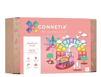 Magnetická stavebnice Connetix Mega Pack 202 v pastelových barvách