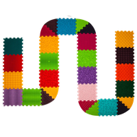 Masážní podložka Ortek Puzzle 18 prvků + 10 trojúhelníků