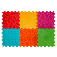 Masážní podložka  Mix Puzzle” 6 prvků Měkká