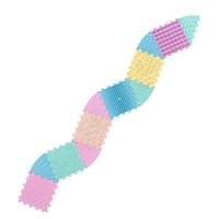 Masážní podložka Ortek Mix Puzzle 6 dílů + 6 sektorů PASTEL