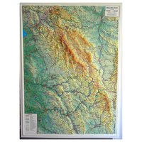 Plastická mapa Orlické hory 75 x 100 cm