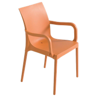Plastová židle Veset s područkami