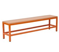 Šatní lavička bez roštu, 150 cm, RAL 2008