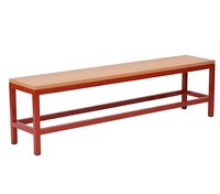 Šatní lavička bez roštu, 150 cm, RAL 3031