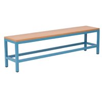 Šatní lavička bez roštu, 150 cm, RAL 5015