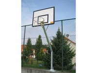 Basketbalová konstrukce streetball - exteriér (ZN), vysazení 1,2 m, na desku, CERTIFIKÁT