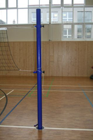 Volejbalové sloupky (KOMAXIT) - interiér, prům.102 mm, bez pouzder a víček (CERTIFIKÁT)