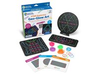 STEM svítící geometrická kreativní sada Geoboard Glow Art