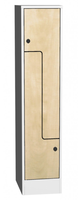 Šatní skříňka s lamino dveřmi typ SZS 41AL