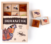 Dětská razítka 9 kusů - Hmyz