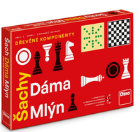 Šachy, dáma, mlýn