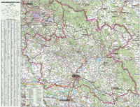 Královéhradecký kraj - nástěnná mapa