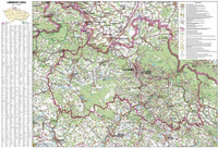 Liberecký kraj - nástěnná mapa