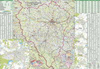 Plzeňský kraj - nástěnná mapa