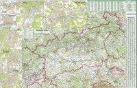 Ústecký kraj - nástěnná mapa