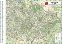 Morava - nástěnná mapa