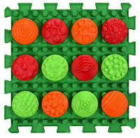 Masážní podložka Puzzle Mix PLÁSTVE + sada VZORY