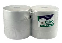Toaletní papír Cliro šedý 28 cm, 6ks