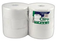 Toaletní papír bělený Cl 24 cm - 1vrstvý - 6ks