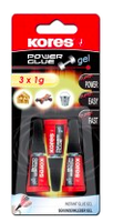 Kores Power Glue Gel 3x1g