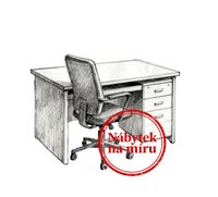 Stůl s 3 ks zásuvek na levé straně a skříňkou uzamykatelnou na pravé straně 1300x650x760 mm