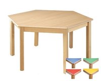 Dětský stoleček - šestiúhelník 120 cm