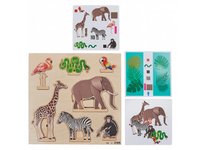 Vkládací prostorová skládačka Džungle