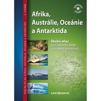 Afrika, Austrálie, Oceánie a Antarktida-školní atlas 5. vydání 2020