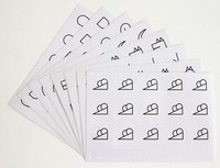 Sada 8 aršíků s ikonkami