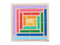 Dřevěná oboustranná skládačka Hraní s délkou