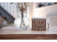 3D Dřevěná skládačka hlavolamu Secret Treasure Box