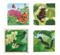 Čtyřvrstvé vývojové puzzle motýl + free aplikace