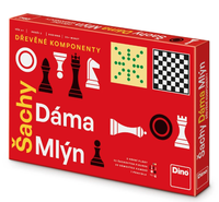 Šachy, dáma, mlýn