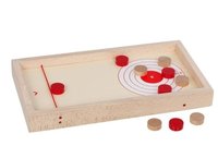 Dřevěná hra s puky