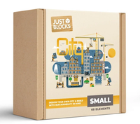 Dřevěná stavebnice CITY 68 ks