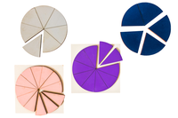 Dřevěné zlomky - pro žáka - doplňková sada