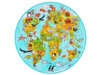 XXL vzdělávací puzzle Mapa světa