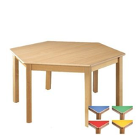Dětský stoleček - šestiúhelník 120 cm