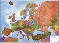 Nástěnná mapa - obří Evropa
