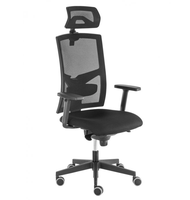 Kancelářská židle GAMER ŠÉF s 3D podhlavníkem a područkami