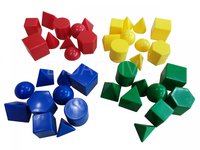 Geometrická tělesa malá, 40ks
