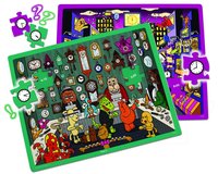 NAJDI JE! - puzzle s HODINAMI- naučné / Time Puzzles