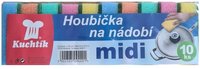 Houbička na nádobí - Kuchtik 10 ks Midi