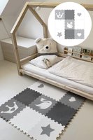 Minideckfloor podlaha - hvězda, srdce, labuť a korunka