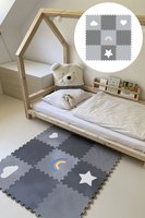 Minideckfloor podlaha - hvězda, srdce, mrak a duha