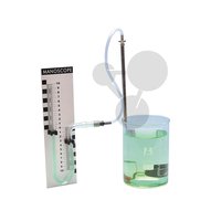 Kapalinový baroskop s tlakoměrem s vodní náplní