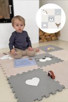 Minideckfloor podlaha - jednorožec, duha, tuleň, koloušek a srdíčko