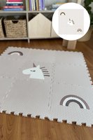 Minideckfloor podlaha světlá - jednorožec a duhy