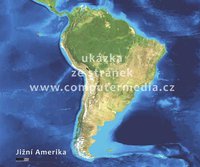 Obraz Jižní Amerika (satelitní)