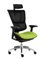 Kancelářská židle JOKER síťovaná s čalouněným sedákem